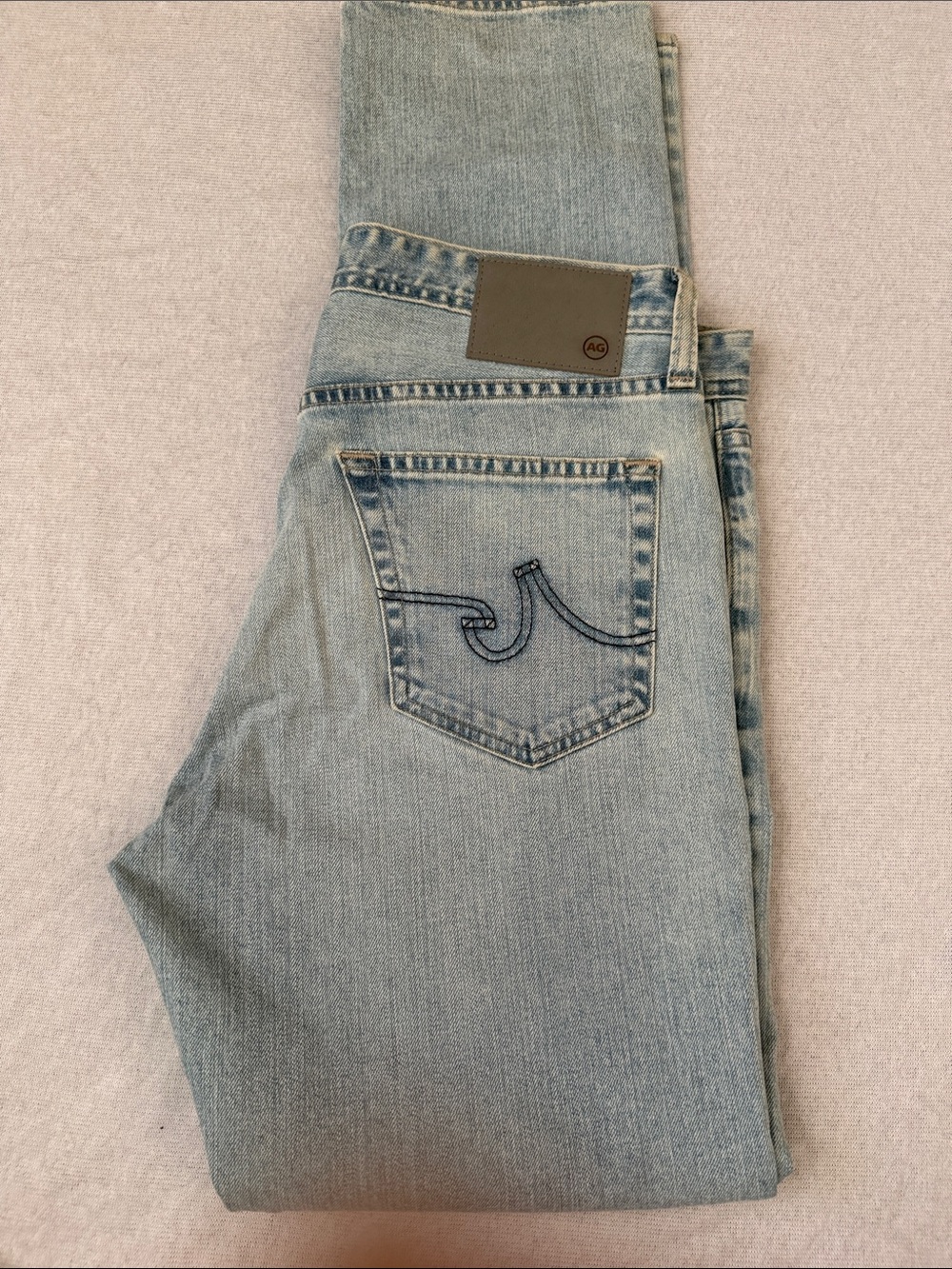 AG Adriano Goldschmied AG-ed Denim Light Wash Jeans Women’s Size 32 Made in USA